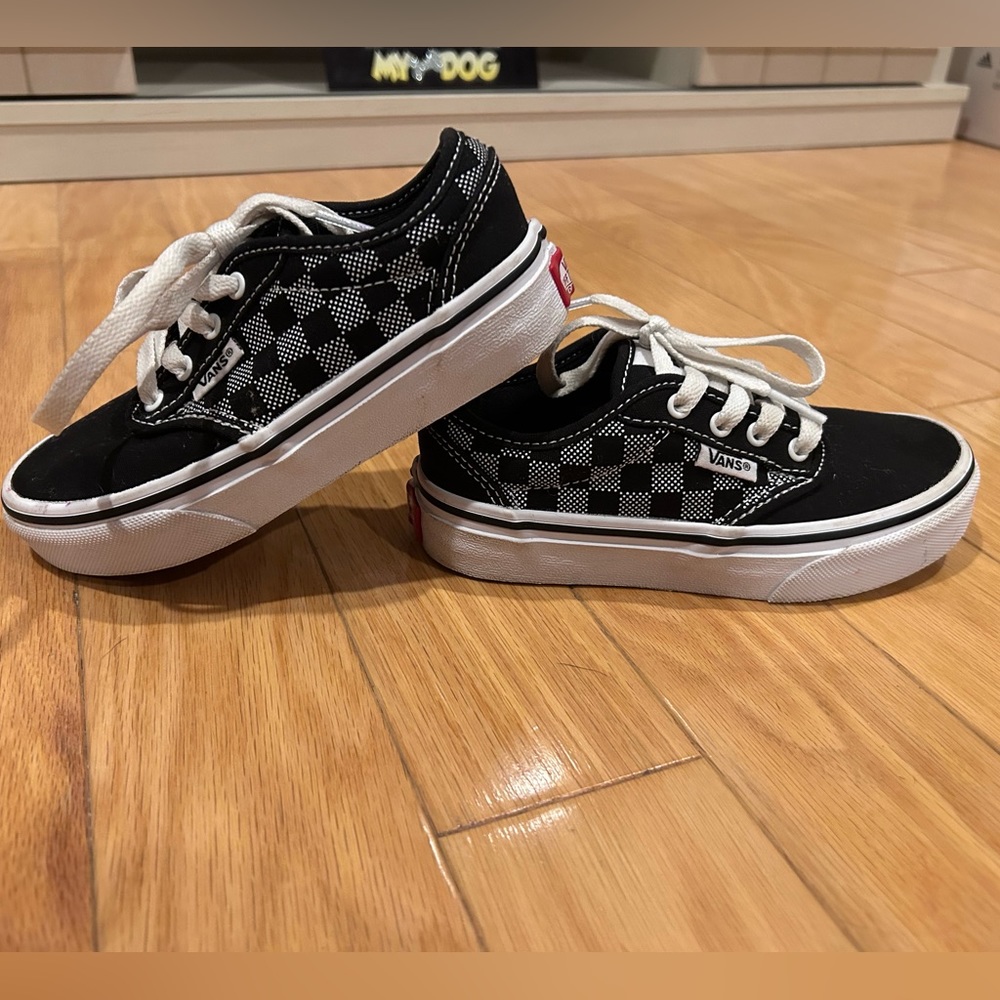 Boys vans sneakers 12.5